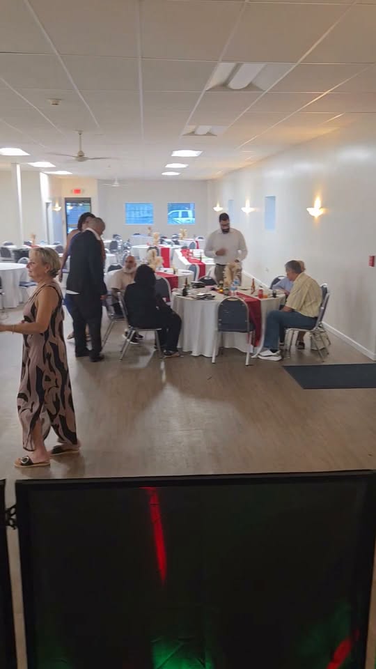 Reception hall crowd at a DJ EZ ED event